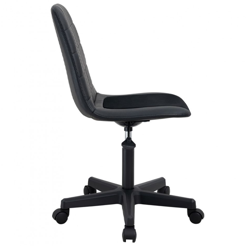 Кресло офисное, компьютерное TRON B1 экокожа Standard, 42х44.5х38.5 см, черный