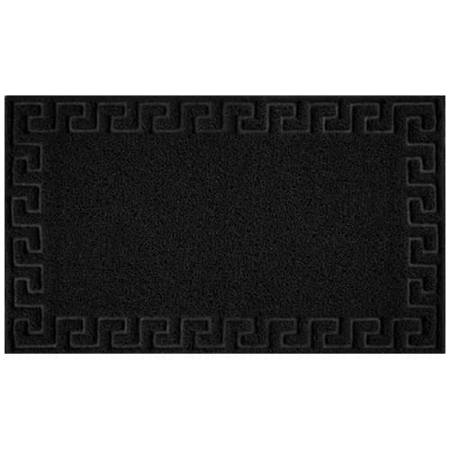 Коврик SUNSTEP Spongy Меандр 60 х 90 см, черный