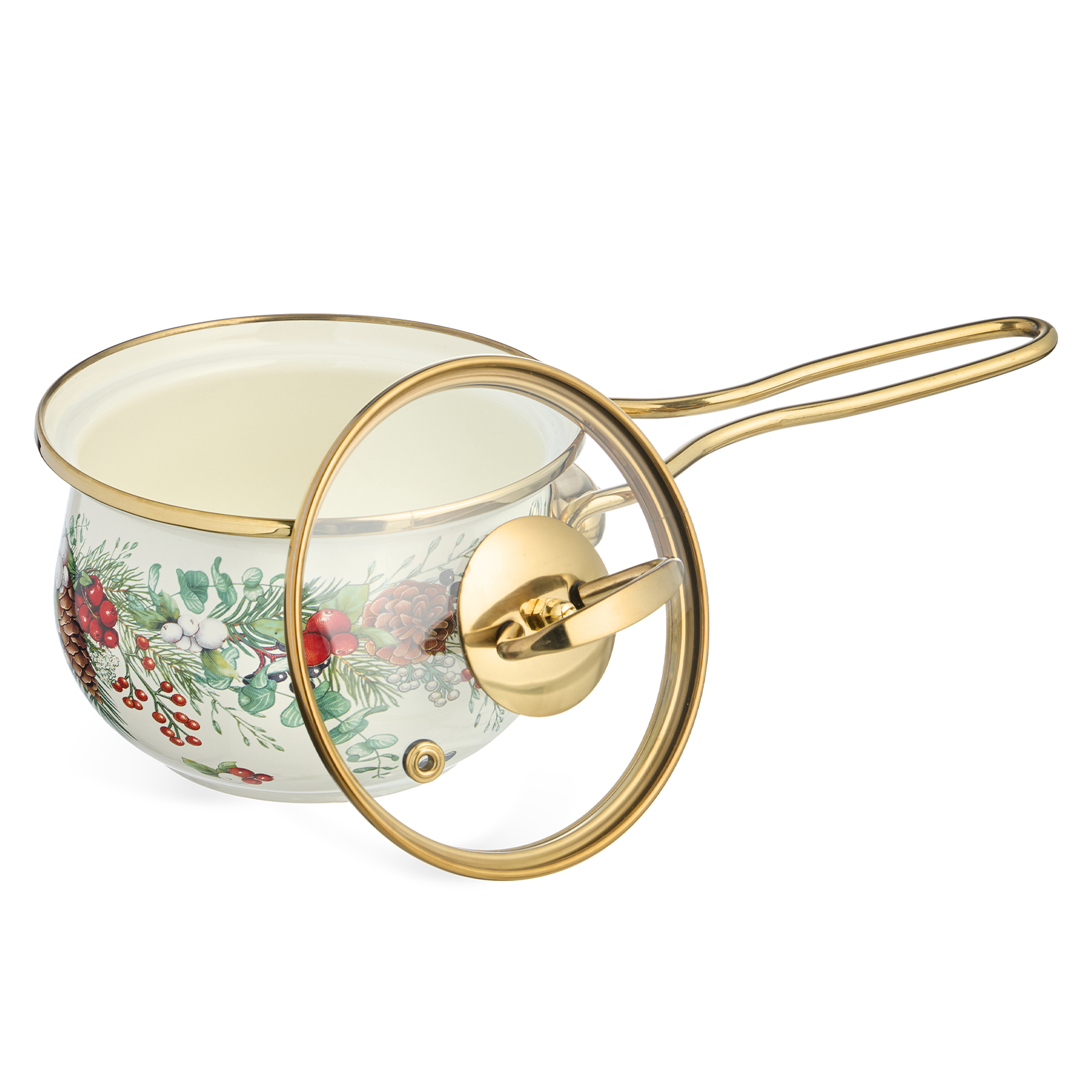 КОВШ ЭМАЛИРОВАННЫЙ СЕРИЯ, CELEBRATION, 0, 9Л, ДИА 14 СМ