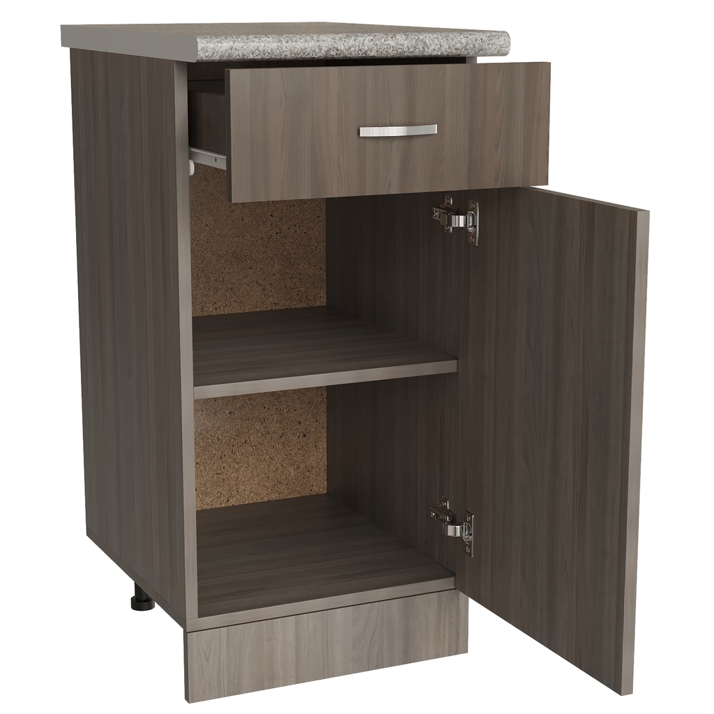 Стол разделочный 40 шимо/ясень темный, 1 ящик