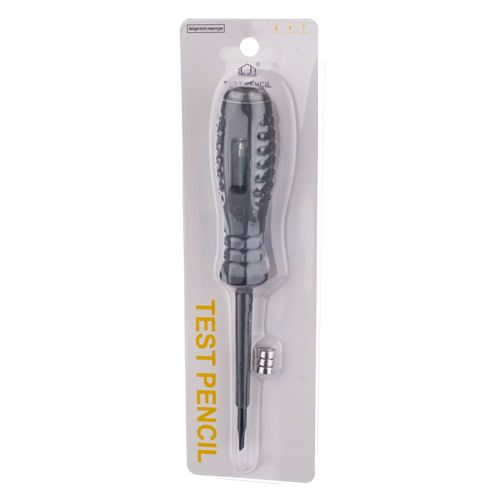 Отвертка индикаторная скрытой проводки 16 см, черная, 5/20/600