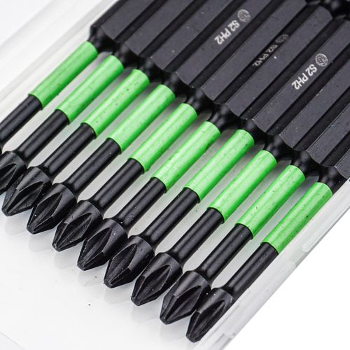 Биты PH2 90мм SPETSTEXNIK PREMIUM сталь S2, цена за 10шт, бокс, 1/100