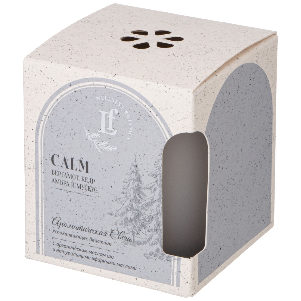 СВЕЧА АРОМАТИЗИРОВАННАЯ В СТАКАНЕ, CALM, 7*8 СМ