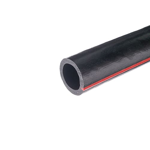 Шланг полив. ПВХ d-18, 4мм, 25м черный с красной полосой, Стерлитамак, 1/1