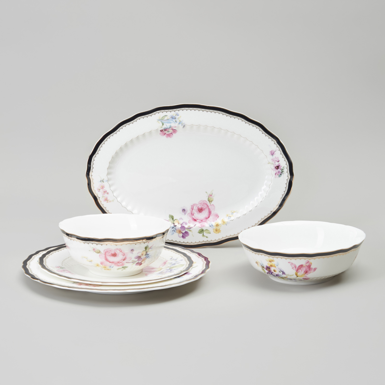 СЕРВИЗ ОБЕДЕННЫЙ LEFARD, NOSTALGIE, НА 6 ПЕР. 23 ПР., КОР=1НАБ.