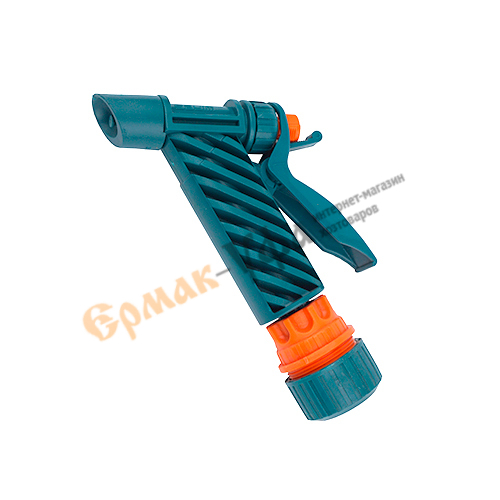 Разбрызгиватель-пистолет 3/4 с фиксатором с цанг. зажим, 1/25