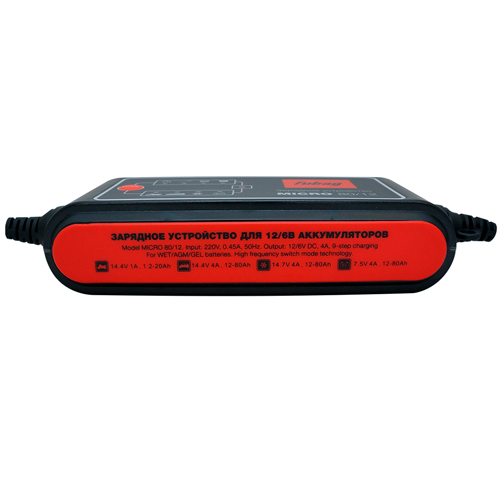 Устройство зарядное MICRO 80/12 FUBAG, 80Вт,6/12В, 3-80Ач