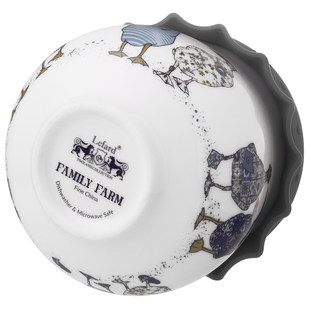 БАНКА LEFARD, FAMILY FARM, С СИЛИКОНОВОЙ КРЫШКОЙ 8*8*6, 5 CM 180 МЛ