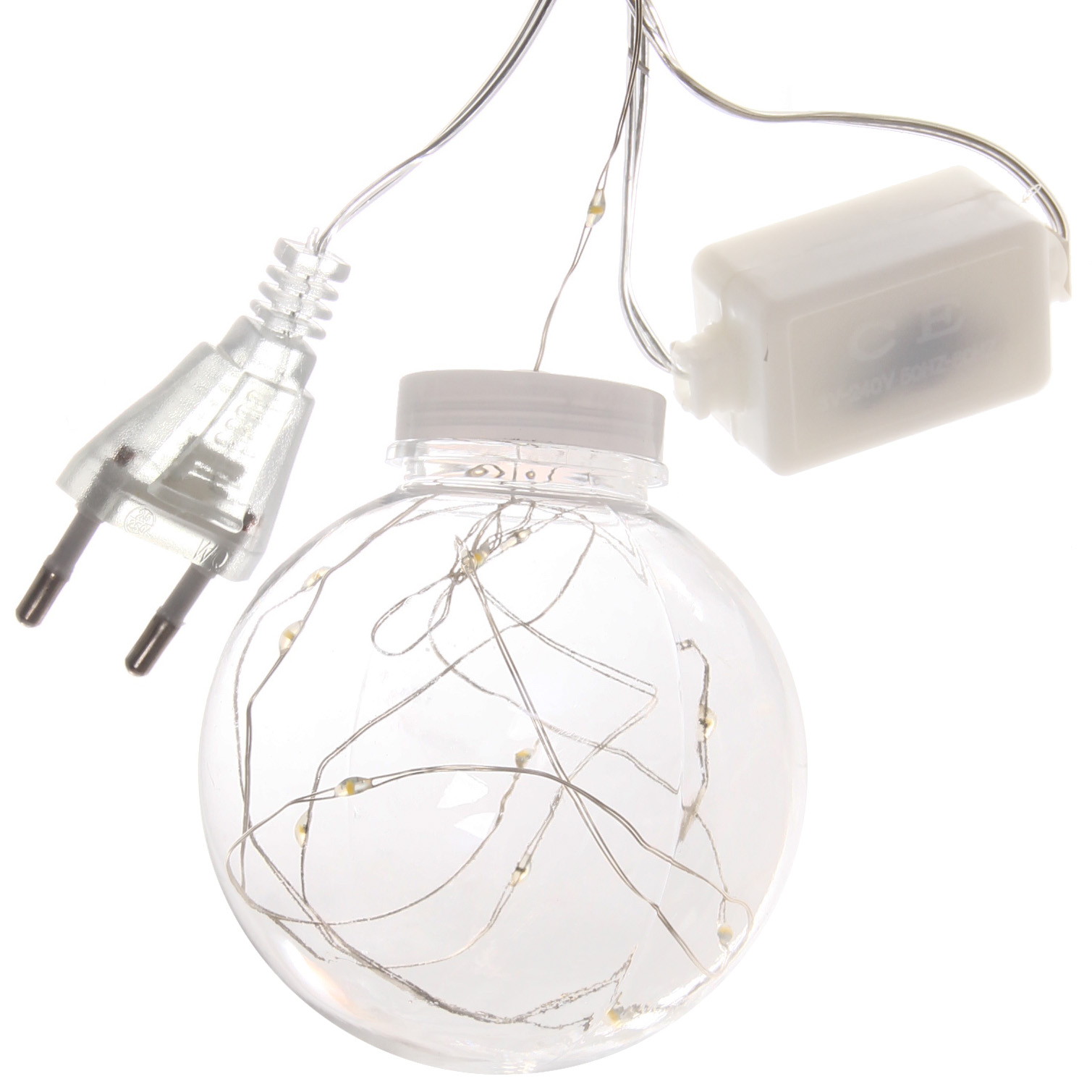 Гирлянда для дома БАХРОМА "Шар" ш2,5 м* в0,5/0,8м 200 ламп LED, d-8 см, 1 реж, IP-20, Белый
