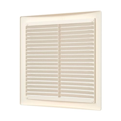 Решетка вентиляционная 200х200мм вытяжн. АБС 2020РЦ Ivory, слоновая кость, ERA, 1/35