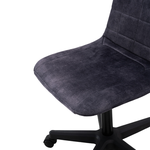Кресло офисное, компьютерное TRON B1 велюр Standard, 42х44.5х38.5 см, темно-серый