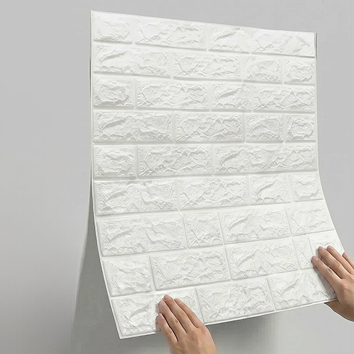 Панель 3D самоклеющаяся, CS-01 СКАНДИ, самокл. 700*770*4, Кирпич Орион, цена за уп. 10 шт.