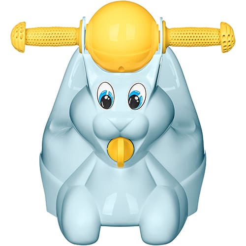 Горшок детский в форме игрушки Homver Зайчик Lapsi 221500414/02, 420х290х310 мм, светло-голубой