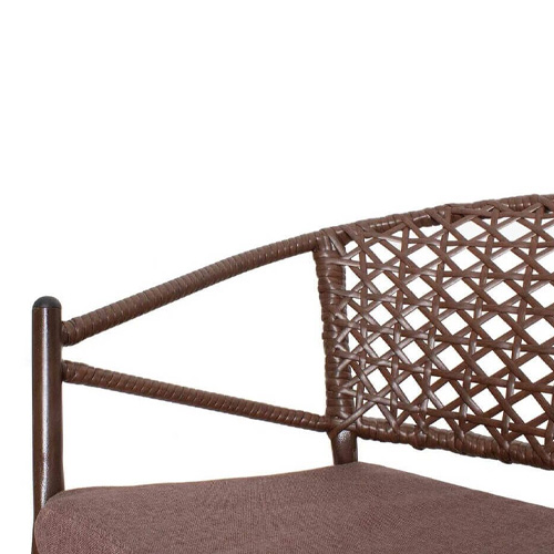 Диван Латте с подушкой, коричневый