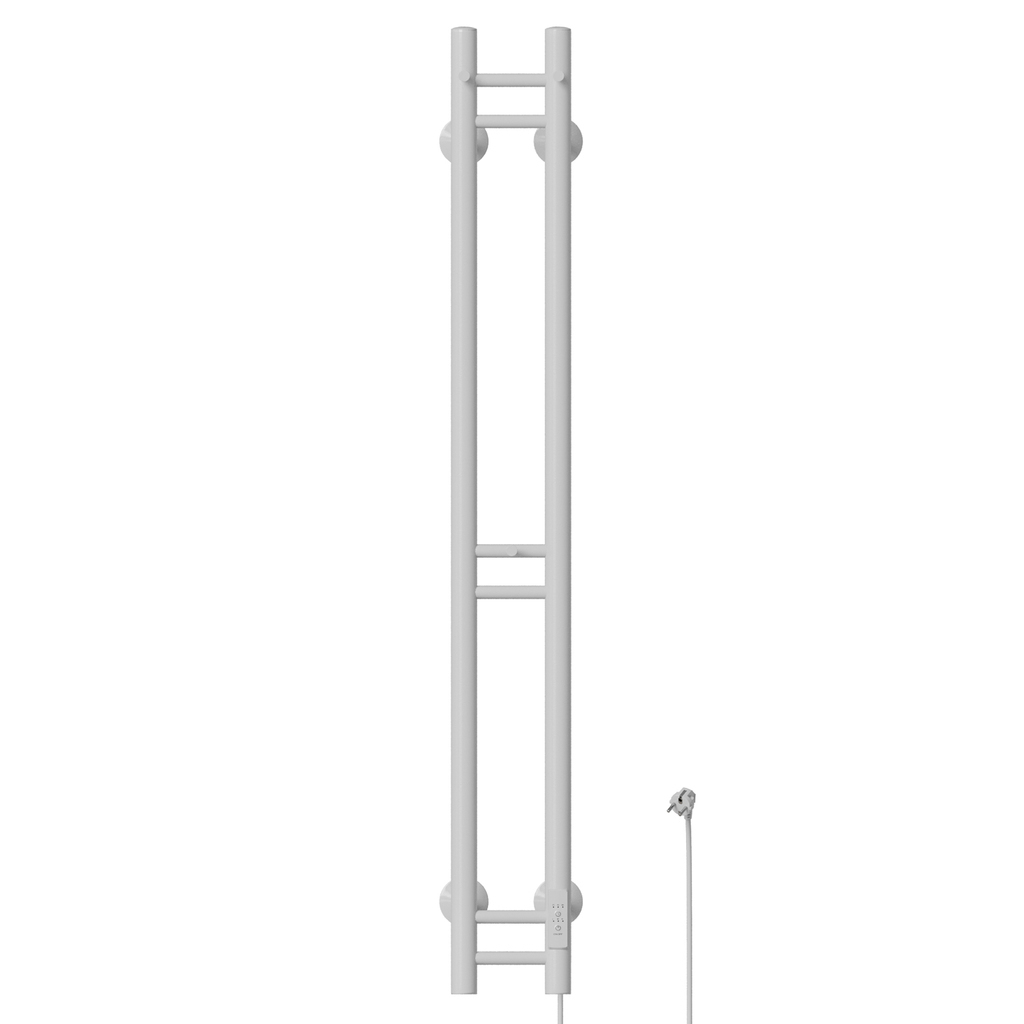 Полотенцесушитель MIXLINE MOON WHITE 120/10, таймер, 103 Вт электрический БЕЛЫЙ