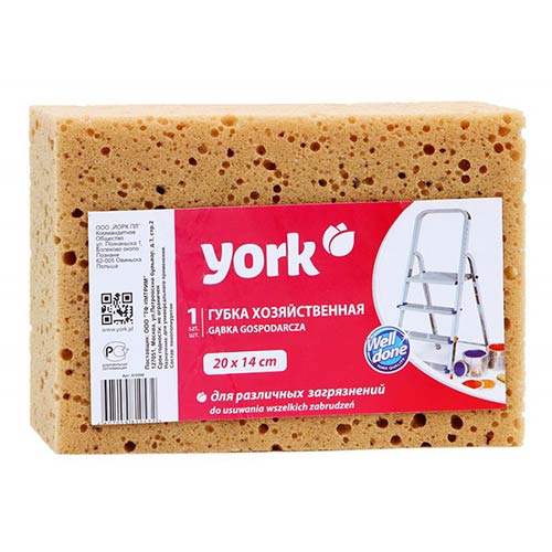 Губка хозяйственная YORK, 1/30