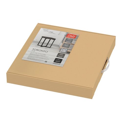 Табурет ЗМИ Торонто, белый, сиденье горчичное 330х330х480мм