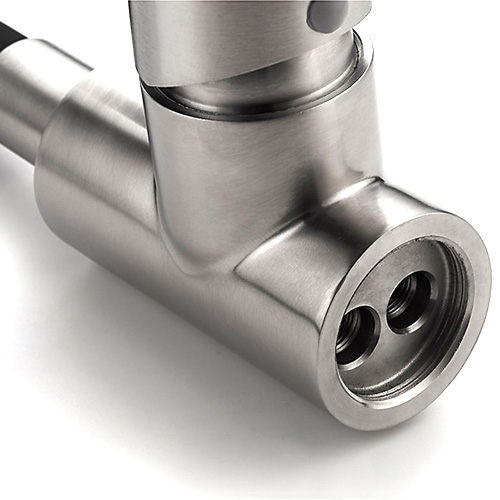 Смеситель для кухни LEDEME 74004-2 черный гибкий излив, цвет сатин, 1/10