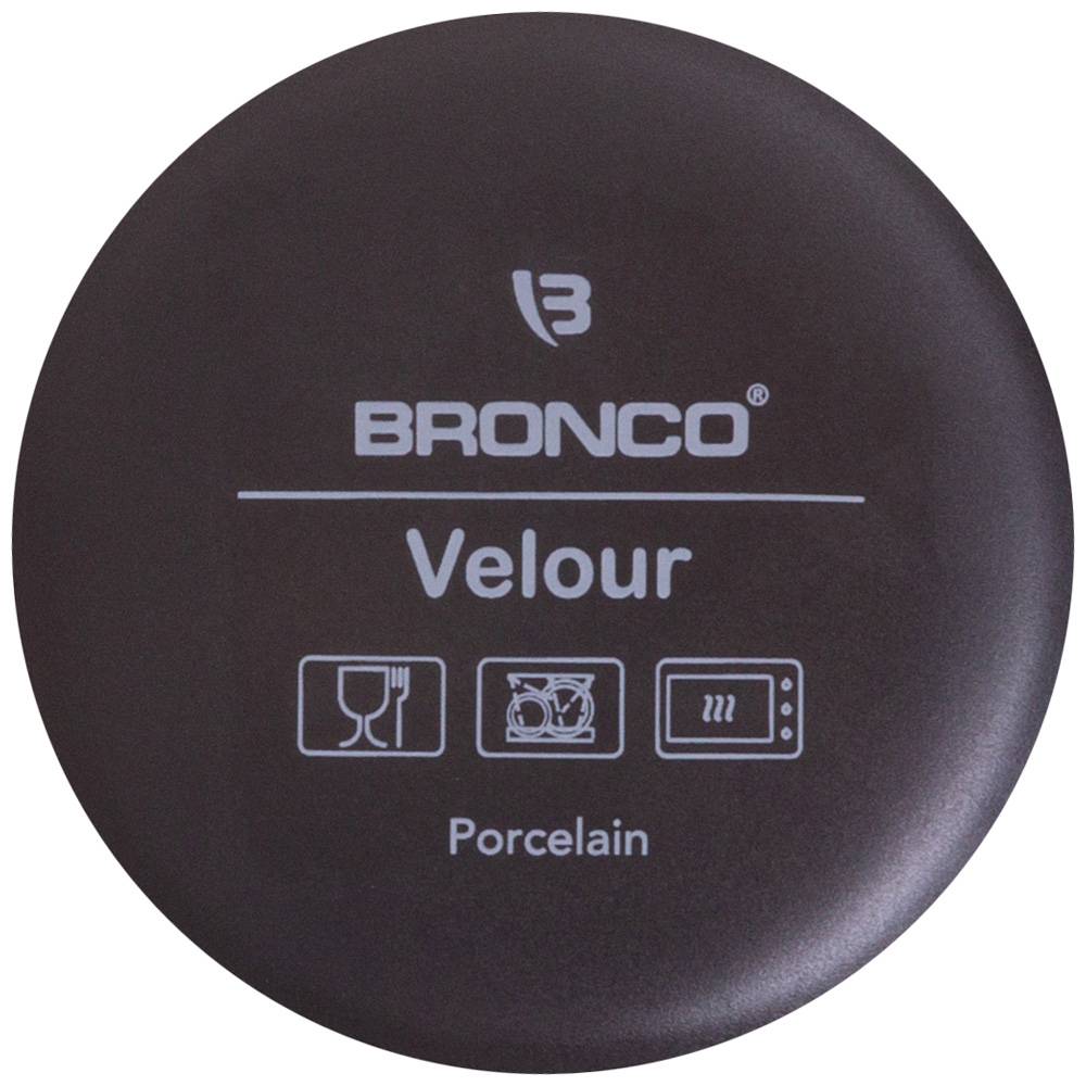 КРУЖКА BRONCO, VELOUR, 440 МЛ ЧЕРНАЯ, МАЛ=4ШТ./КОР=24ШТ.