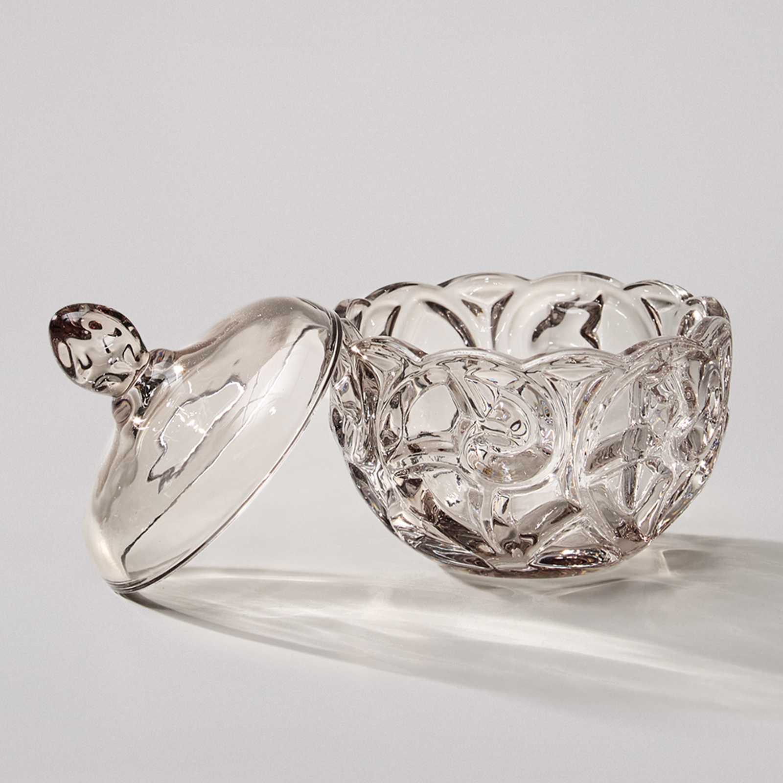 БЛЮДО С КРЫШКОЙ, ELEGIA, SMOKY 12Х12 СМ