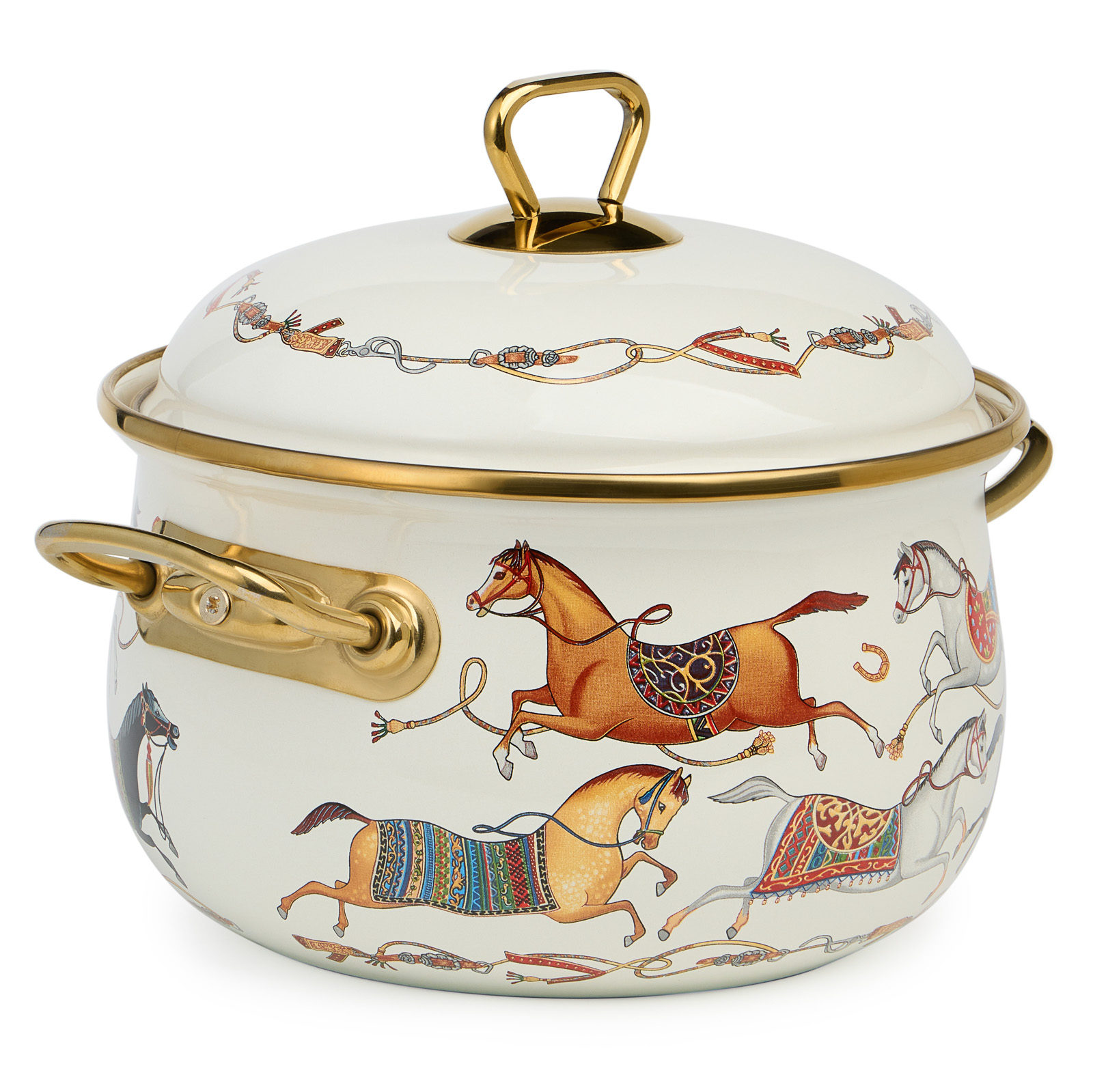 КАСТРЮЛЯ LEFARD ЭМАЛИРОВАННАЯ С КРЫШКОЙ, СЕРИЯ PASSAGE, 2,8Л, ДИА.18СМ ПОДХОДИТ ДЛЯ ИНДУК.ПЛИТ