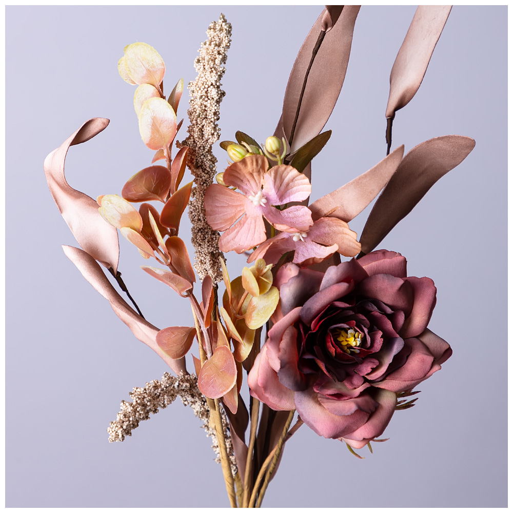 БУКЕТ ИСКУССТВЕННЫХ ЦВЕТОВ ВЫСОТА=43 СМ БЕЗ УПАКОВКИ, МАЛ=12ШТ./КОР=144ШТ.