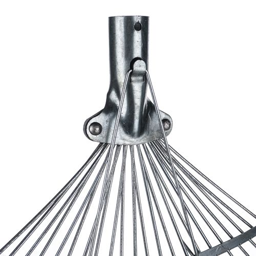 Грабли веерные проволочные 22 зубьев оцинкованные без черенка SPETSTEXNIK, 10/10