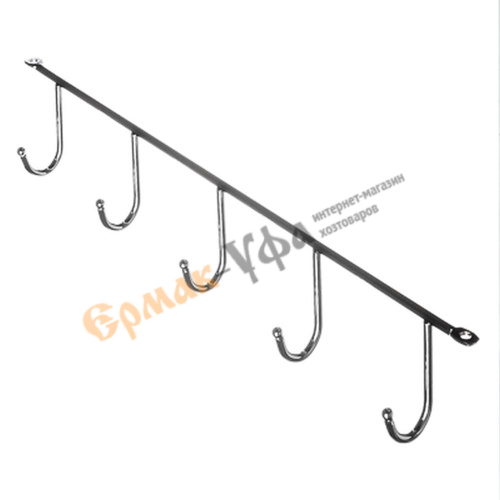 Держатель для кухонных полотенец 5 крючков с креплением сбоку VETTA, 1/50