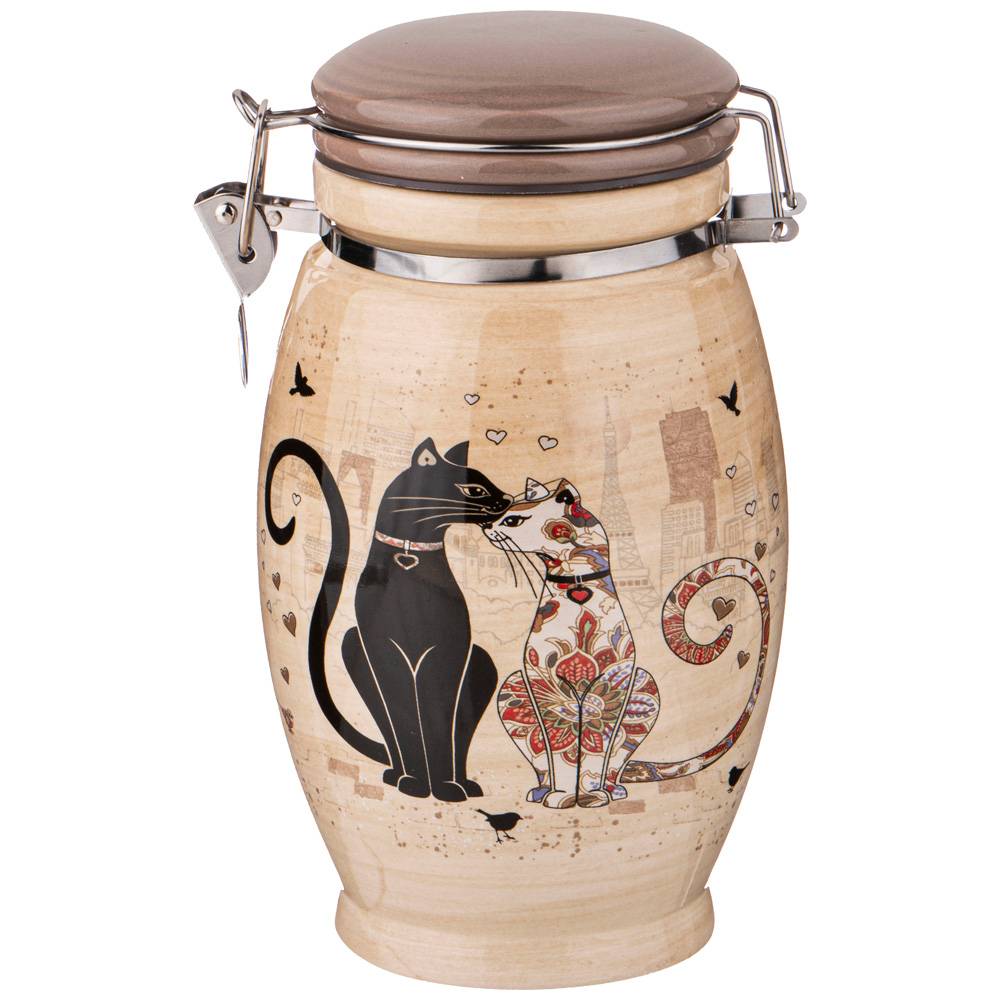 БАНКА AGNESS, ПАРИЖСКИЕ КОТЫ, 11, 5*20 СМ 1100 МЛ, КОР=18ШТ.