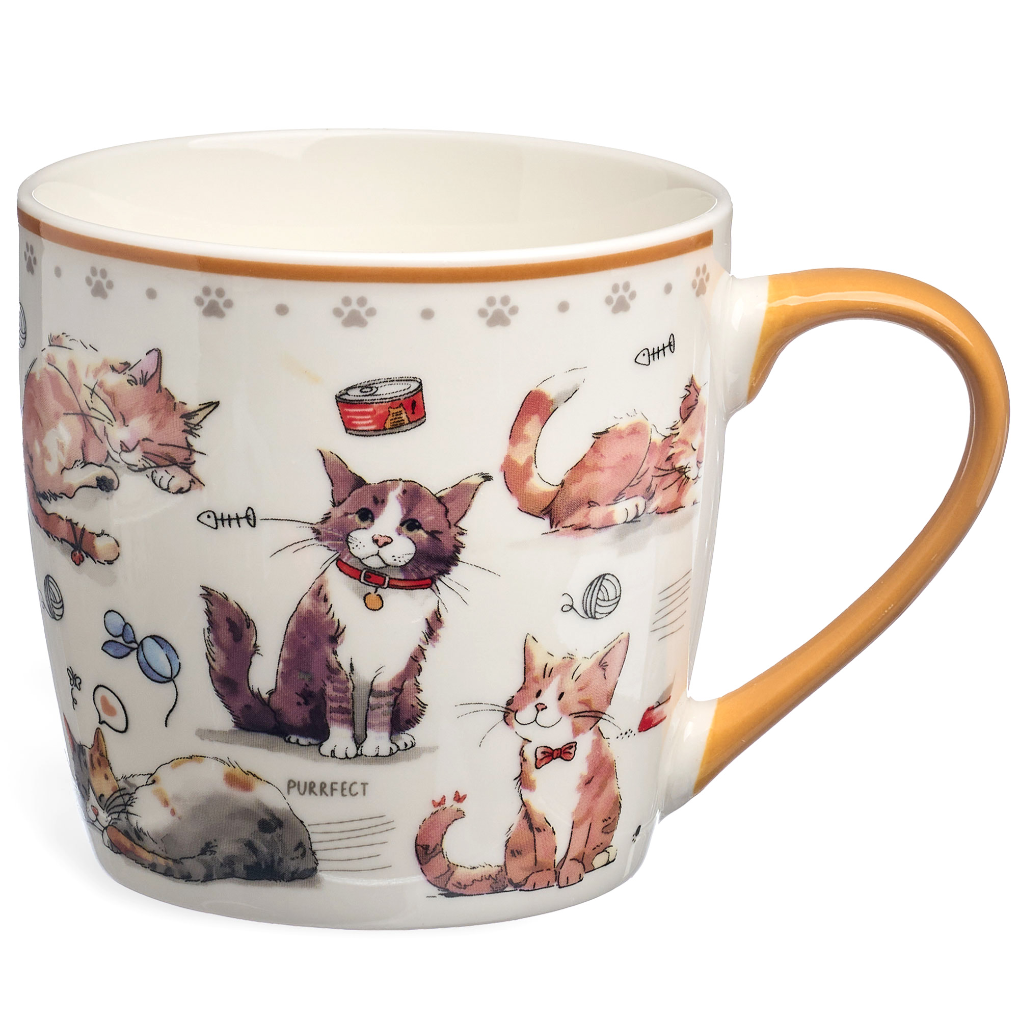 НАБОР ДЛЯ ЗАВТРАКА LEFARD, CATS,  2 ПР.: САЛАТНИК 500МЛ, КРУЖКА 345МЛ