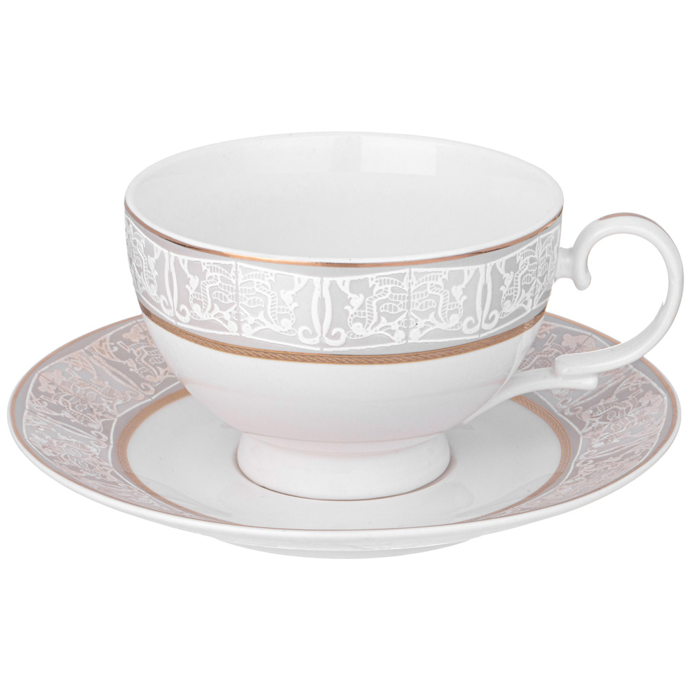 СЕРВИЗ ЧАЙНЫЙ LEFARD, СВАДЕБНЫЙ, НА 6 ПЕР. 20 ПР., КОР=1НАБ.