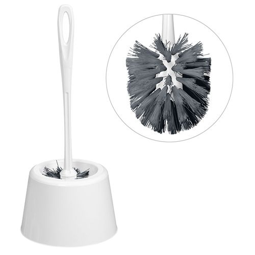 Комплект WC Homver Good 223302329/01, стандарт, серая щетина, белый