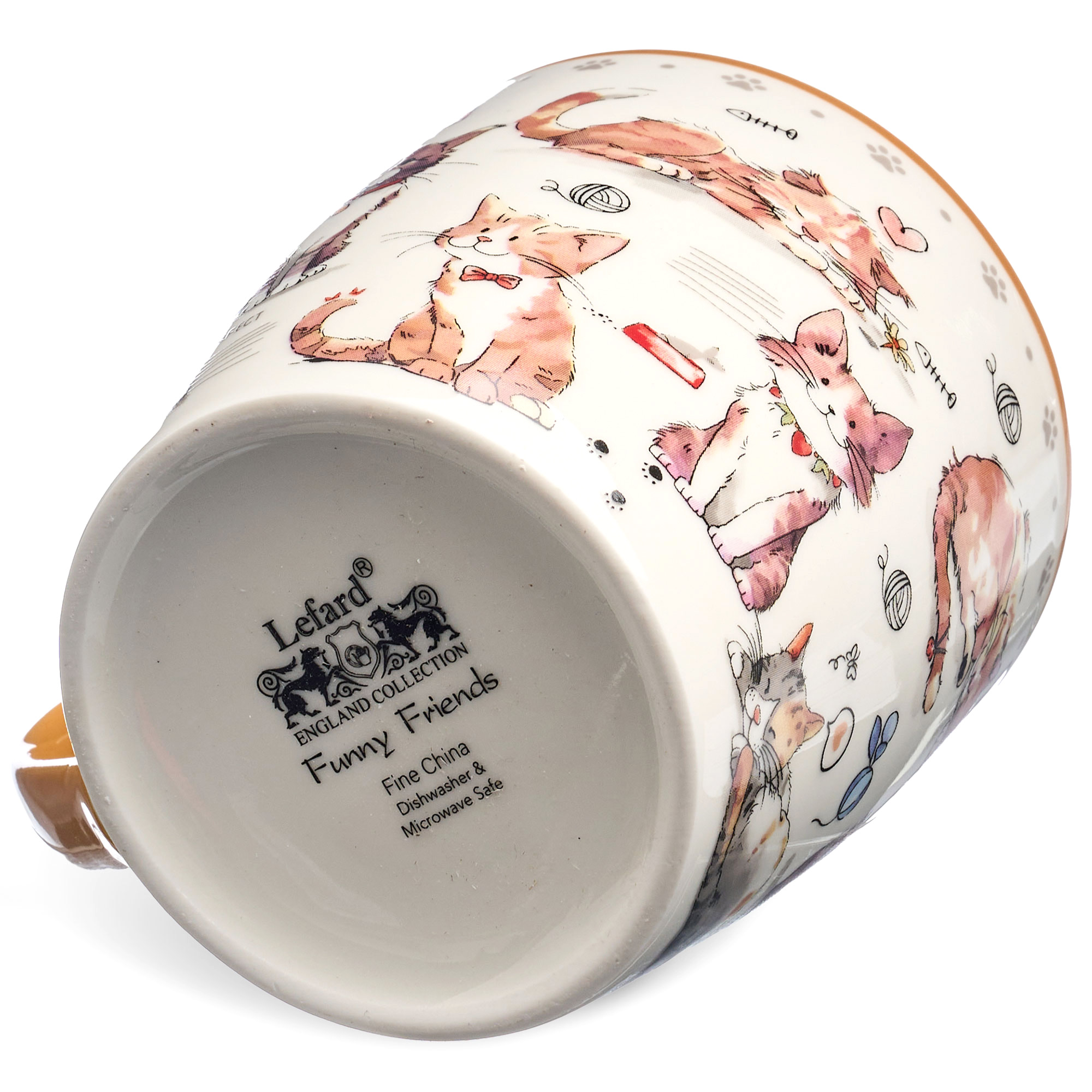 НАБОР ДЛЯ ЗАВТРАКА LEFARD, CATS,  2 ПР.: САЛАТНИК 500МЛ, КРУЖКА 345МЛ