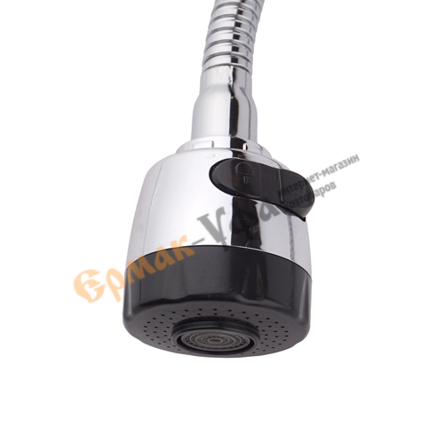 Смеситель для кухни DIKALAN, TUNE, E41E32, гибкий излив, шпилька, 1/12