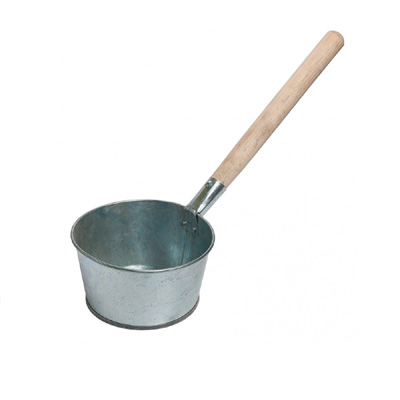 Ковш оцинк 2,5л банный с деревянной ручкой, Магнитогорск, 1/10