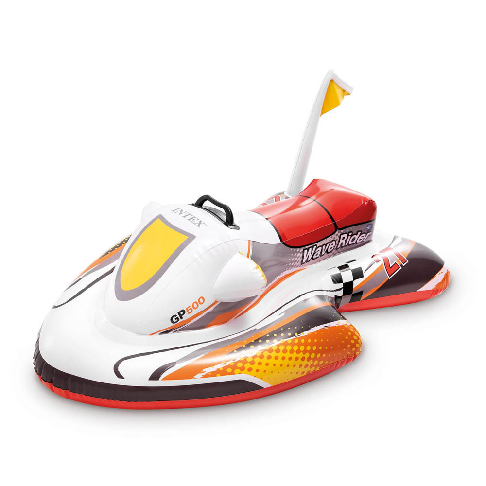 INTEX Игрушка надувная для плавания Гидроцикл 117x77см, рем комплект, от 3 лет 57520