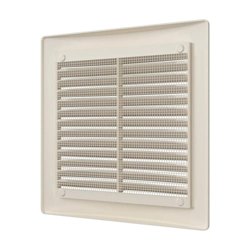 Решетка вентиляционная 150х150мм вытяжн. АБС 1515РЦ Ivory, слоновая кость, ERA, 1/60