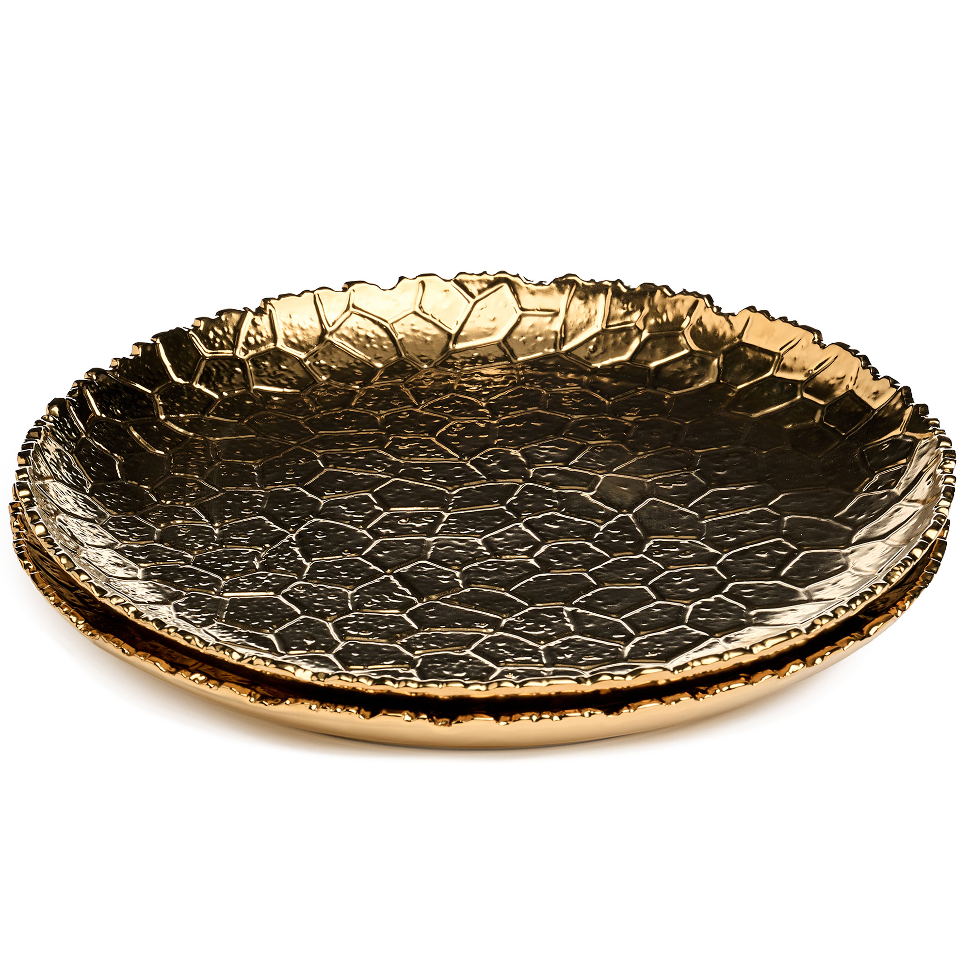 НАБОР ТАРЕЛОК ОБЕДЕННЫХ LEFARD, CHARM, 2 ШТ. 26*2, 5 СМ, ЗОЛОТО