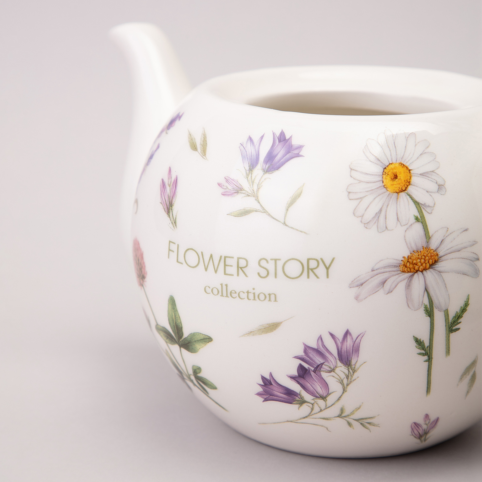 ЧАЙНИК AGNESS, FLOWER STORY, 22, 5*13*14, 5 СМ 900 МЛ, КОР=12ШТ.