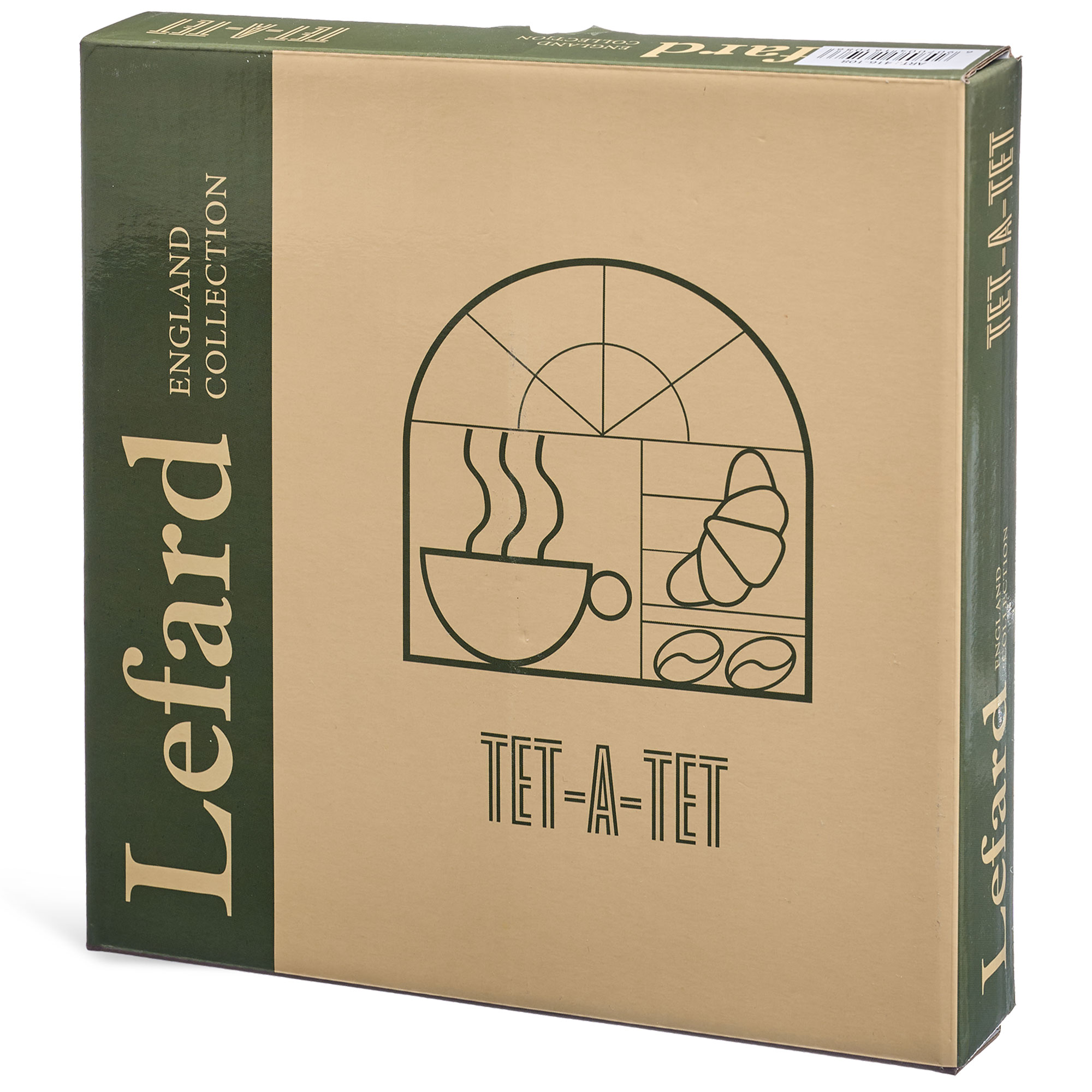 НАБОР ТАРЕЛОК ЗАКУСОЧНЫХ LEFARD, TET-A-TET, 2 ШТ. 20, 5 СМ, КОР=16НАБ.