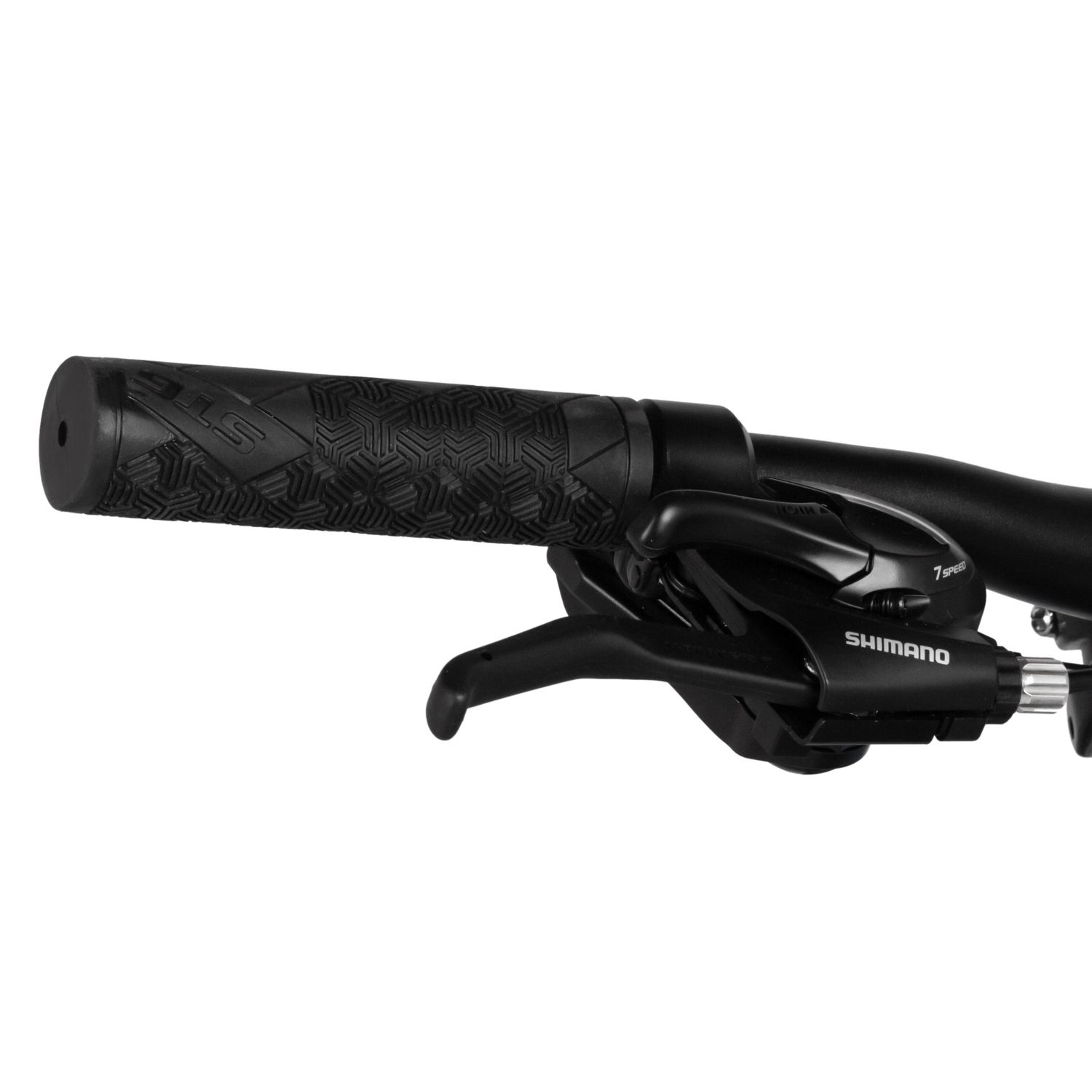 Велосипед NOVATRACK 24, EXTREMEHD алюм.рама 11,  чёрный-белый, 8-скор, RD360/EF505/HG200, диск.гидра