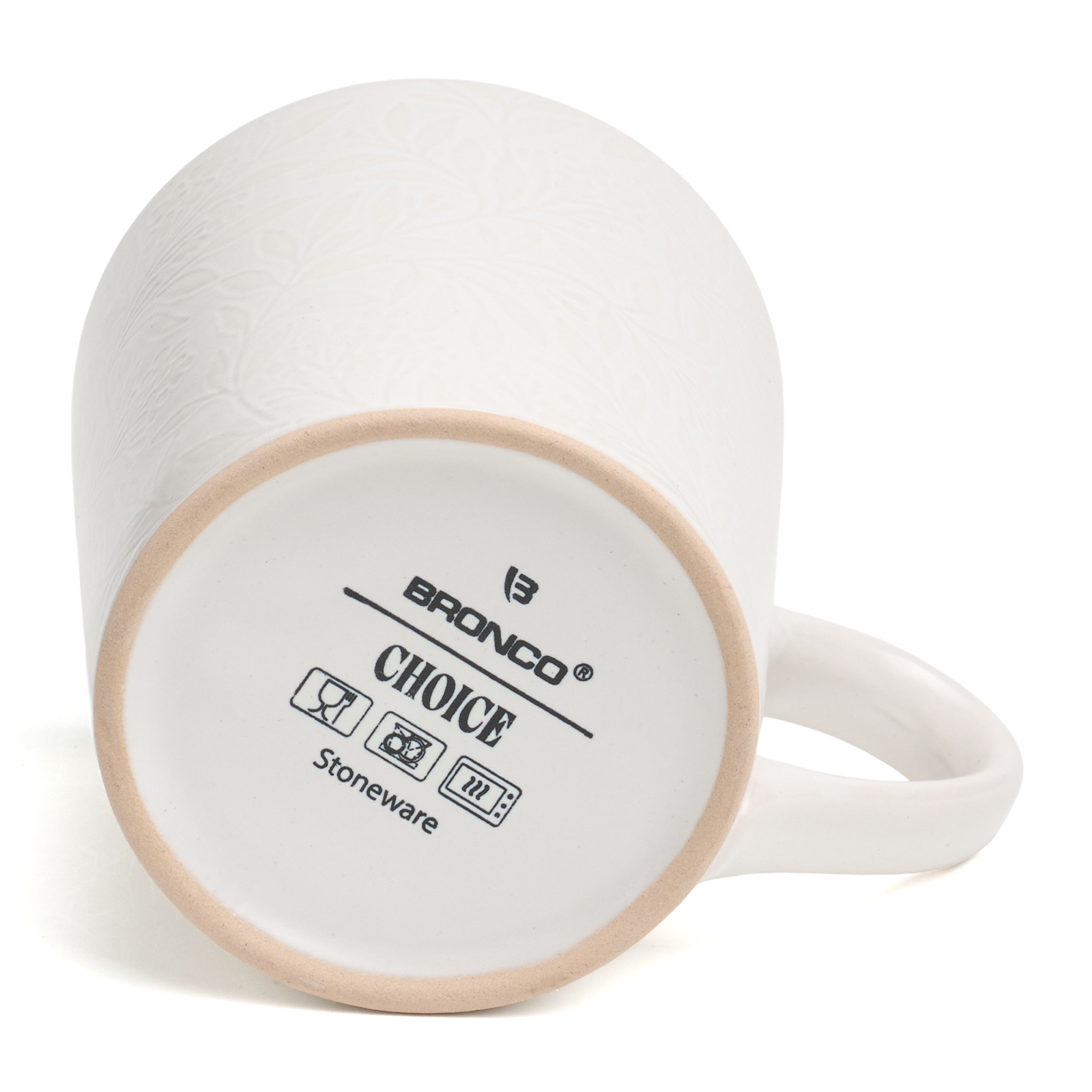 КРУЖКА BRONCO, CHOICE WHITE, 400 МЛ, МАЛ.УП.=4 ШТ.