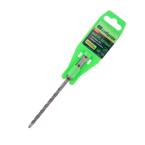 Бур 6*160 SDS-plus Сибртех, 2/10/200