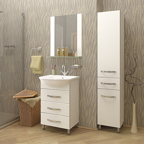 Пенал, ДИАМАНТ-35, левый, 350*1760*320, ПВХ