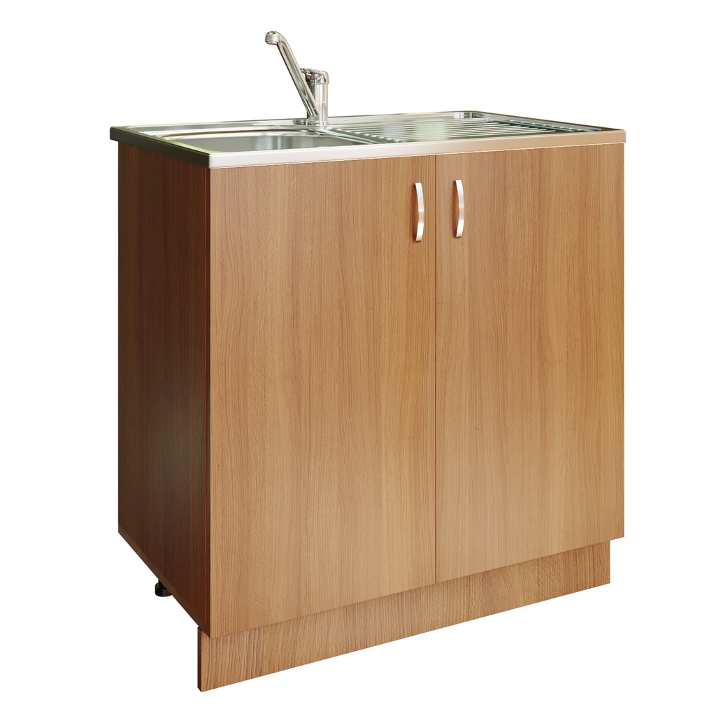 Тумба 80 ЛДСП дуб, ОТДЕЛЬНО ПРИОБРЕТАЕТСЯ МОЙКА