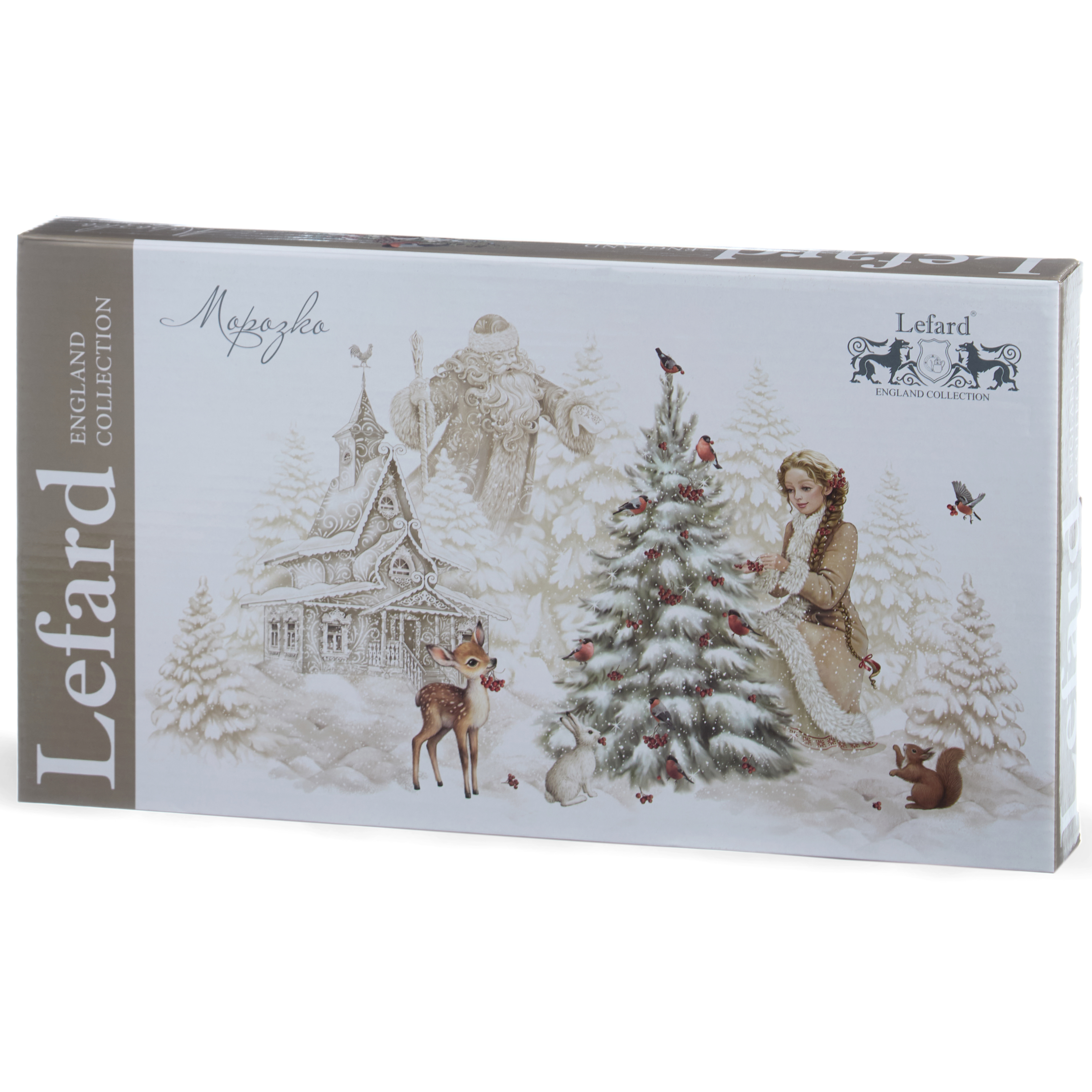 БЛЮДО LEFARD "МОРОЗКО" 35,5 СМ ОВАЛЬНОЕ (КОР=12ШТ.)