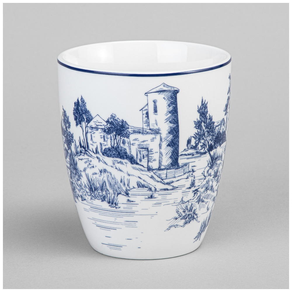 НАБОР КРУЖЕК LEFARD, NOVEL, НА ДЕРЕВ. ПОДСТАВКЕ 4 ШТ. 380 МЛ, КОР=6НАБ.