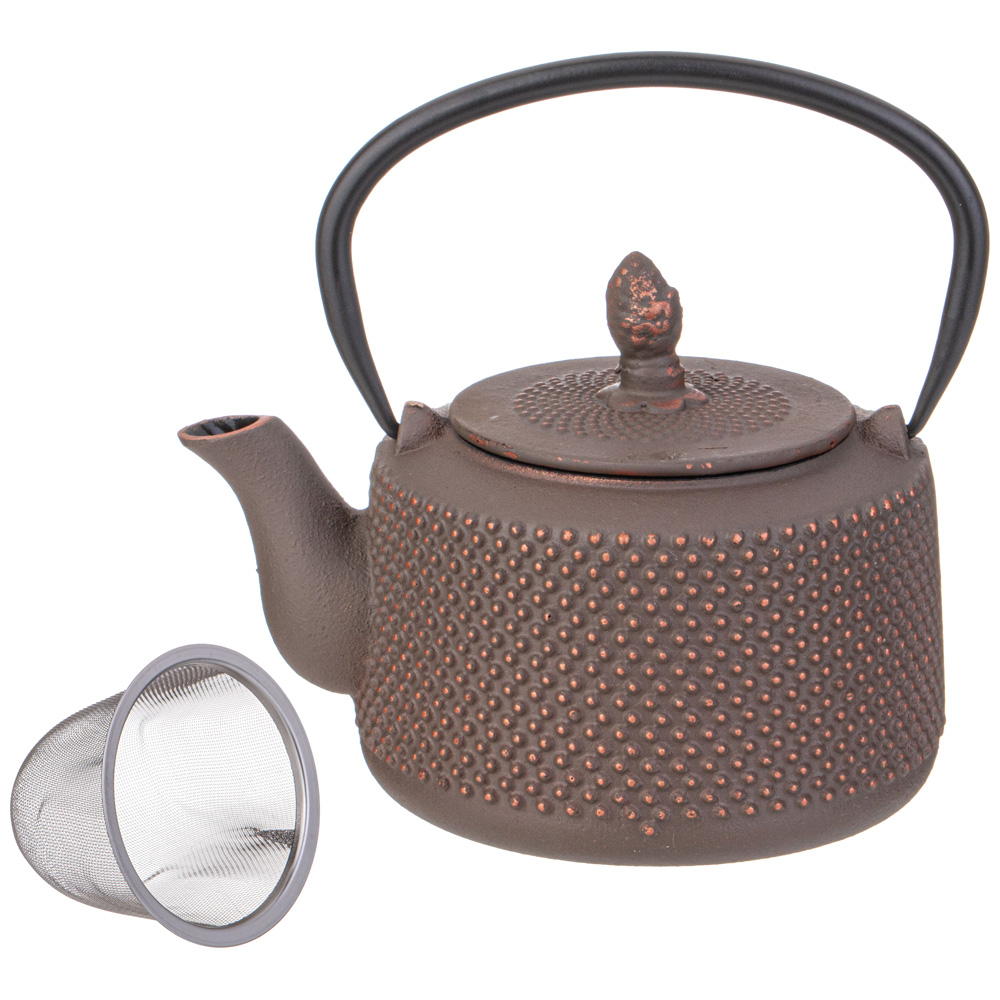 ЗАВАРОЧНЫЙ ЧАЙНИК ЧУГУННЫЙ С ЭМАЛИРОВАННЫМ ПОКРЫТИЕМ ВНУТРИ 850 МЛ, КОР=8ШТ.