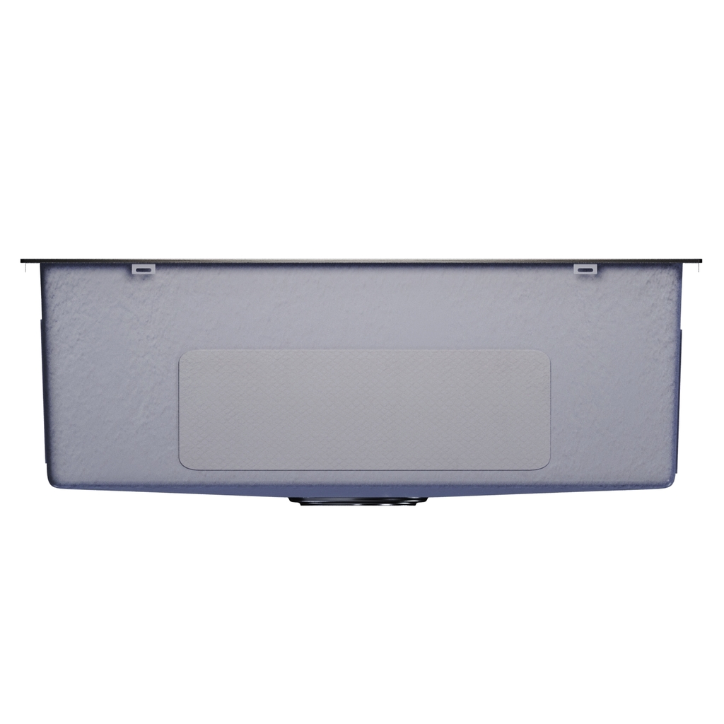 Мойка подст.монтаж 53х43, 3, 0 вып 3 1/2 MIXLINE PRO 22см с сифоном, черный графит