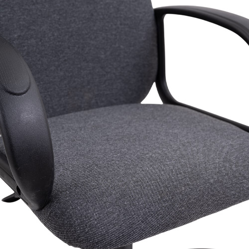 Кресло офисное, компьютерное TRON С1 ткань рогожка Standard, 63.5х48х48 см, серый